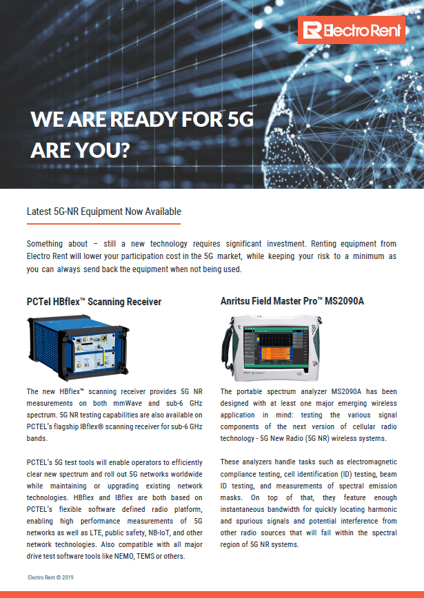 ER: 5G Field Test.  Are you ready?, image