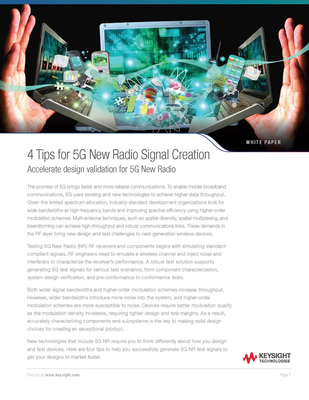 4 Tips for 5G New Radio Creation, imagen