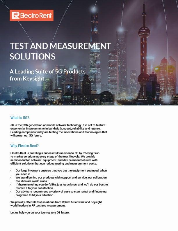 5G Product Guide Keysight Solutions, image