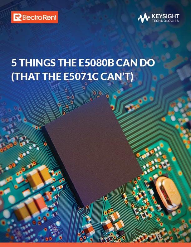 5 Things the E5080B Can Do (That the E5071C Can't), image